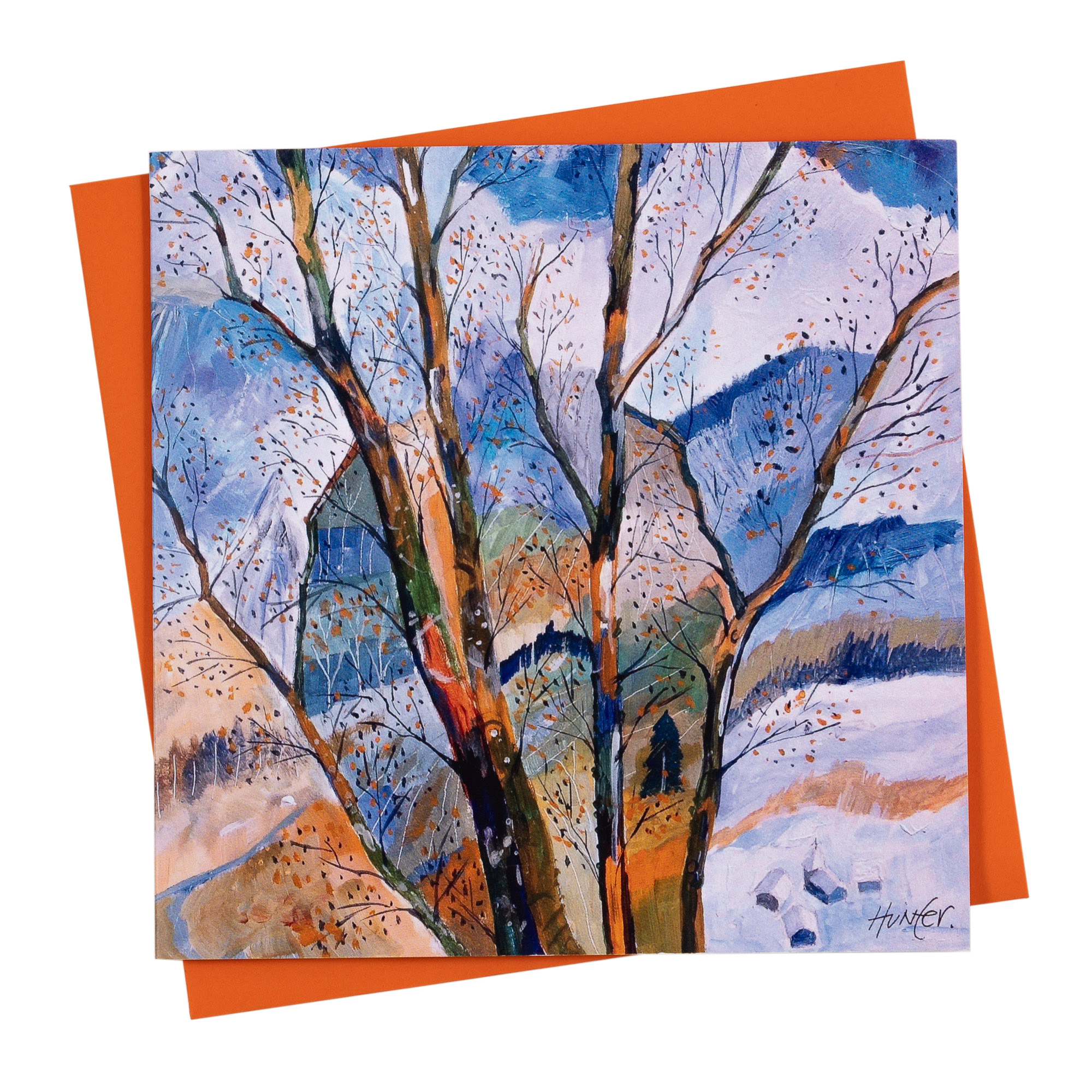 Landscape through the branches Card